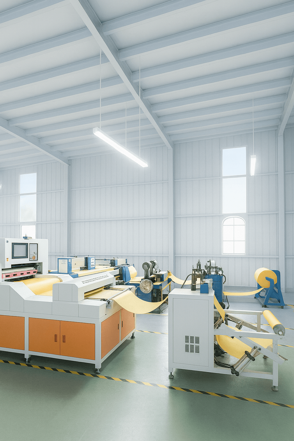 Factory internal equipment photo